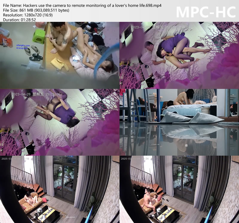 Hackers use the camera to remote monitoring of a lover's home life.698